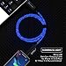 [Apple MFi Certified] Foxnovo Led iPhone Charger Cable, 2-in-1 Led Lightning Cable with 360° Flowing Light for iPhone 12/11 /11 Pro/XS/XR/X/8/8 Plus/7/7 Plus/6/6 Plus/5s/Android (Blue),3.3 ft