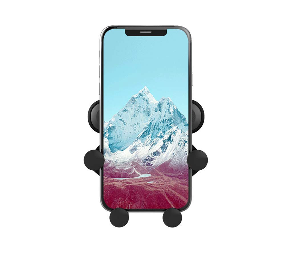 Universal Air Vent Car Mount, Wisfun Car Phone Mount, Universal Phone Holder Cradle for iPhone, Samsung, Android Smartphones (Grey)