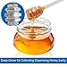 Timoo 2 PCS Glass Honey Dipper Sticks, 6 Inches Honey Spoon Dipper for Honey Pot Jar Containers