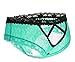 Sofishie Sexy V-Back Open Crotch Panties - Green - Large