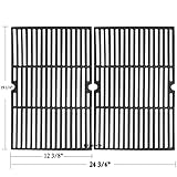 Hisencn Universal Cast Iron Cooking Grid Grill Grate Replacement Parts For Charmglow,Jenn-Air,Weber,BBQ Grillware GGPL-2100,Costco Kirkland,Aussie,Grill Zone,Kenmore, Nexgrill.Gas Grill