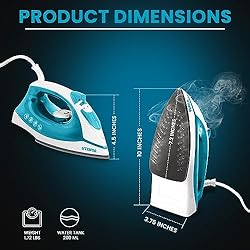 Utopia Home Steam Iron for Clothes With Non-Stick