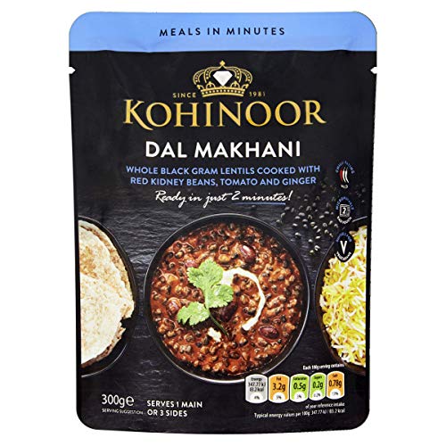 Kohinoor Dal Makhani Whole Black Gram Lentils, 300g