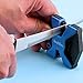 AccuSharp 2-Step Knife Sharpener - Sharpens, Restores, & Hones - 2-Step Coarse and Fine Rods for Kitchen Knives & All Types of Blades - Keychain Pull Through Knife Sharpener - Blue