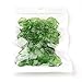Craftdady 100Pcs Transparent Green Acrylic Leaf Pendants 15x15mm Plastic Leaf Bead Charms with 1.5mm Hole for DIY Jewelry Craft Making