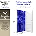 Royal Blue Foil Fringe Curtain 3 Ft x 8 Ft Pack of 2 Bridal and Baby Shower Mermaid Shark Sweet 16 Birthday Bachelorette Engagement Halloween Party Backdrop Decorations
