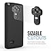LG G Vista 2 Case, MoKo [Shock Absorption] Slim Dual Layer Protective Case with Soft Silicone Bumper and Rigid PC Back Cover for LG G Vista 2 5.7 Inch (2015) - Black