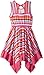 Bonnie Jean Girls' Novelty Sharkbite Hem Dress