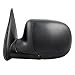 Brock Replacement Driver Manual Side Door Mirror with Textured Cap Compatible with 99-06 Silverado New Body Style Pickup Truck 25876714