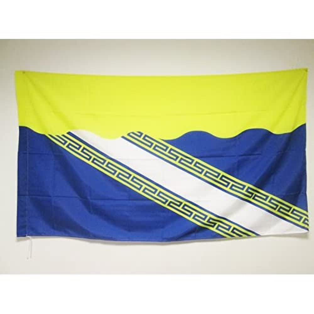 AZ FLAG - French Department of Aube Flag - 3x5 Ft - Department of France Banner with Sleeve - 100% Polyester - Fade Resistant - Vivid Colors - 3' x 5' Feet - 150x90 Cm