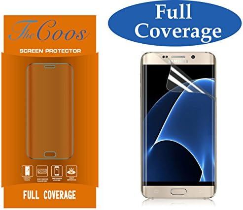 Galaxy S7 Edge Screen Protector, TheCoos Samsung Galaxy S7 Edge Screen Protector [Full Screen Coverage][HD Clear Film]
