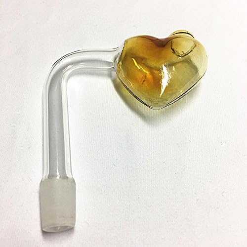 Handmade Glass Making Item 2.52 inches oil burner random color 10mm male joint (1 pcs, random color)