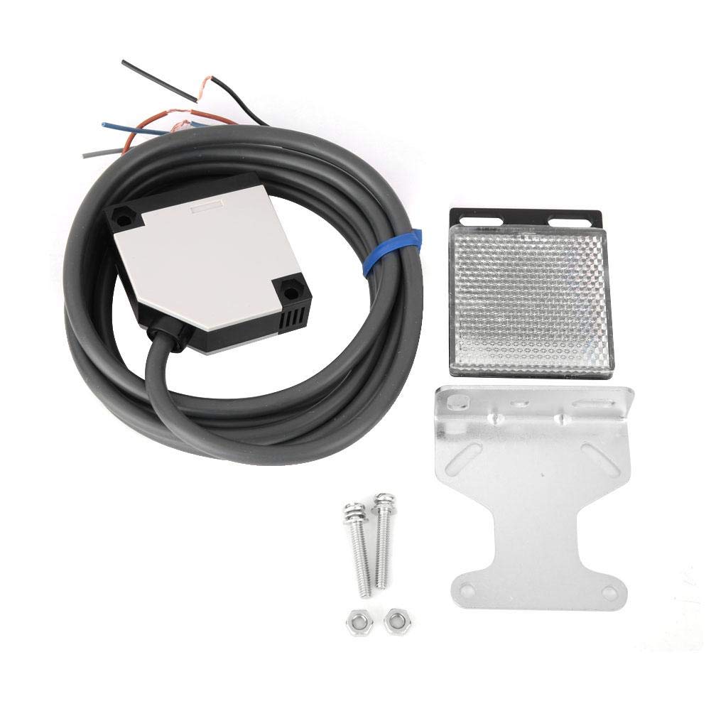 E3JK-R4M1 IP65 3500mm/500mm/500mm Infrared Proximity Sensors, ABS Housing Specular Reflection Type Photoelectric Switch Sensor(90-250VAC 3500mm)