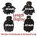 Kaibeilu Short Bob Brazilian Funmi Human Hair Bundles Bouncy Curly Hair Weave Afro Kinky Curly Virgin Hair Weave Unprocessed 8A Cheap Virgin Hair Extensions 100g/PC 1B Black (8 8 8 inches)