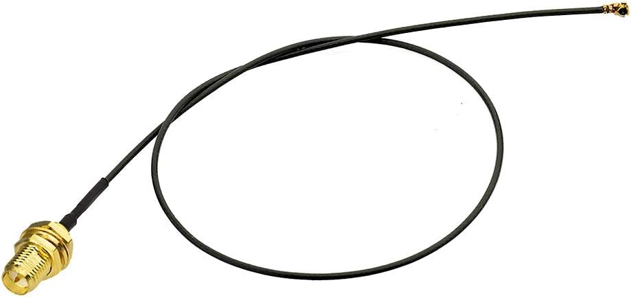 Bingfu RP-SMA Female to M.2 NGFF Bulkhead Mount WiFi Antenna Cable 25cm/9.84 inch 2-Pack for Intel AX200NGW 8265AC 8265NGW 7265AC 9560AC M.2 NGFF Interface Wireless Network Card WiFi Adapter - Image 3