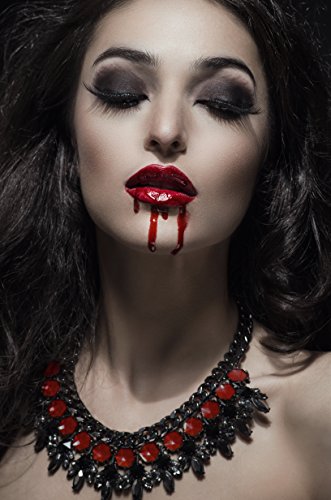 Fake Blood Makeup Spray - For Theater and Costume or Halloween Zombie, Vampire and Monster Dress Up - By Bloody Mary (Large - 4 oz)
