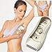 Sminiker Professional 3 in 1 Rechargeable Waterproof Lady Hair Removal Kit ( Bikini Trimmer,Hair Epilator,Callus Remover ) 2 Mode Power Switch Hair Shaver for Arm Underarm Bikini Line & Legs (Gold)