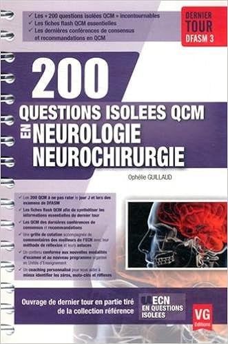 RÃ©sultat de recherche d'images pour "serie de 200 qcm isolÃ©es NEUROLOGIE"