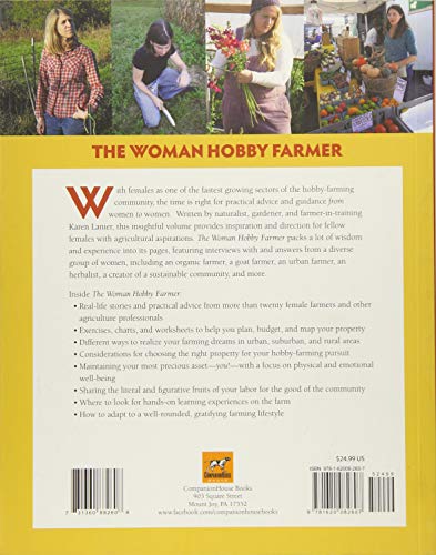 The Woman Hobby Farmer: Female Guidance for Growing Food, Raising Livestock, and Building a Farm-Based Business