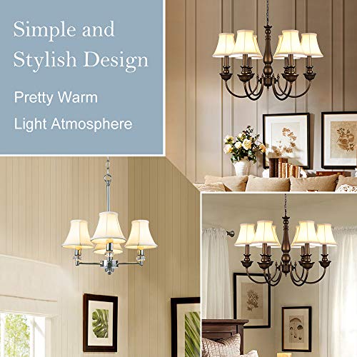 4 Wellmet+Chandelier+Shades+Fabric+Dining