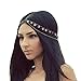 Aukmla Alloy Headbands for Women Head Chain with Sequines (Two Layers)