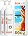 Sunless Tanning Lotion - Medium Self Tanner for Fair Skin (8 oz) - 2 Pack (Packaging May Very)