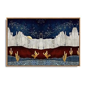 SIGNFORD Framed Canvas Home Artwork Decoration Abstract Mountain...