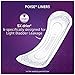 Poise Incontinence Panty Liners, Very Light Absorbency, Regular Length (26 Count)