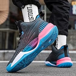 Angugu Mens Basketball Shoes Lightweight Breathable