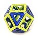 Magformers Classic 14 Pieces, Yellow, Blue, Educational Magnetic Geometric Shapes Tiles Building STEM Toy Set Ages 3+