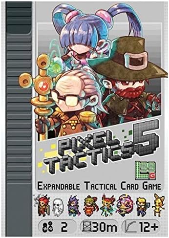 Level 99 Games Pixel Tactics 5 Expandable Tactical Card Game | Head to Head Fighting Game | Strategy Game for Adults and Teens | Ages 12+ | 2 Players | Average Playtime 30-45 Minutes | Made