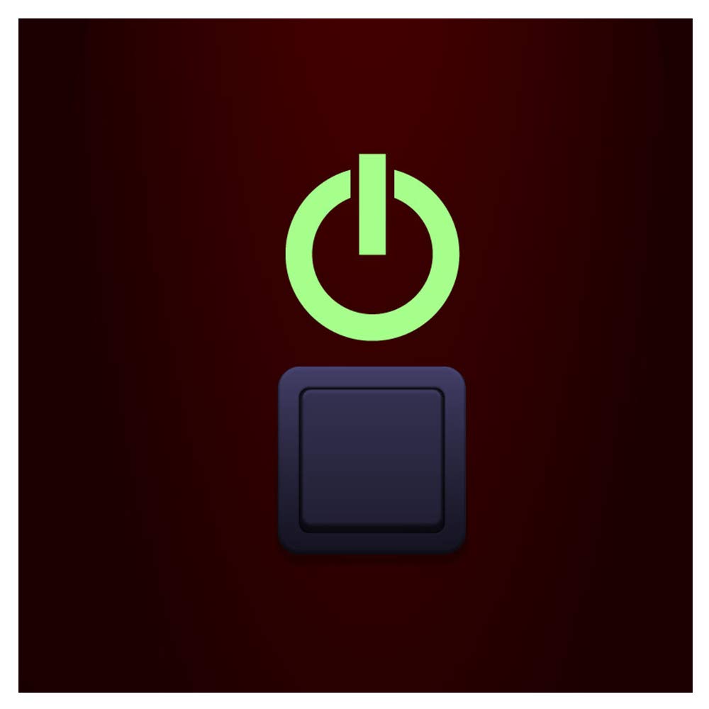 Stickers Switch and Socket| Glow in The Dark Wall Decal ON/Off – 10 x 10 cm