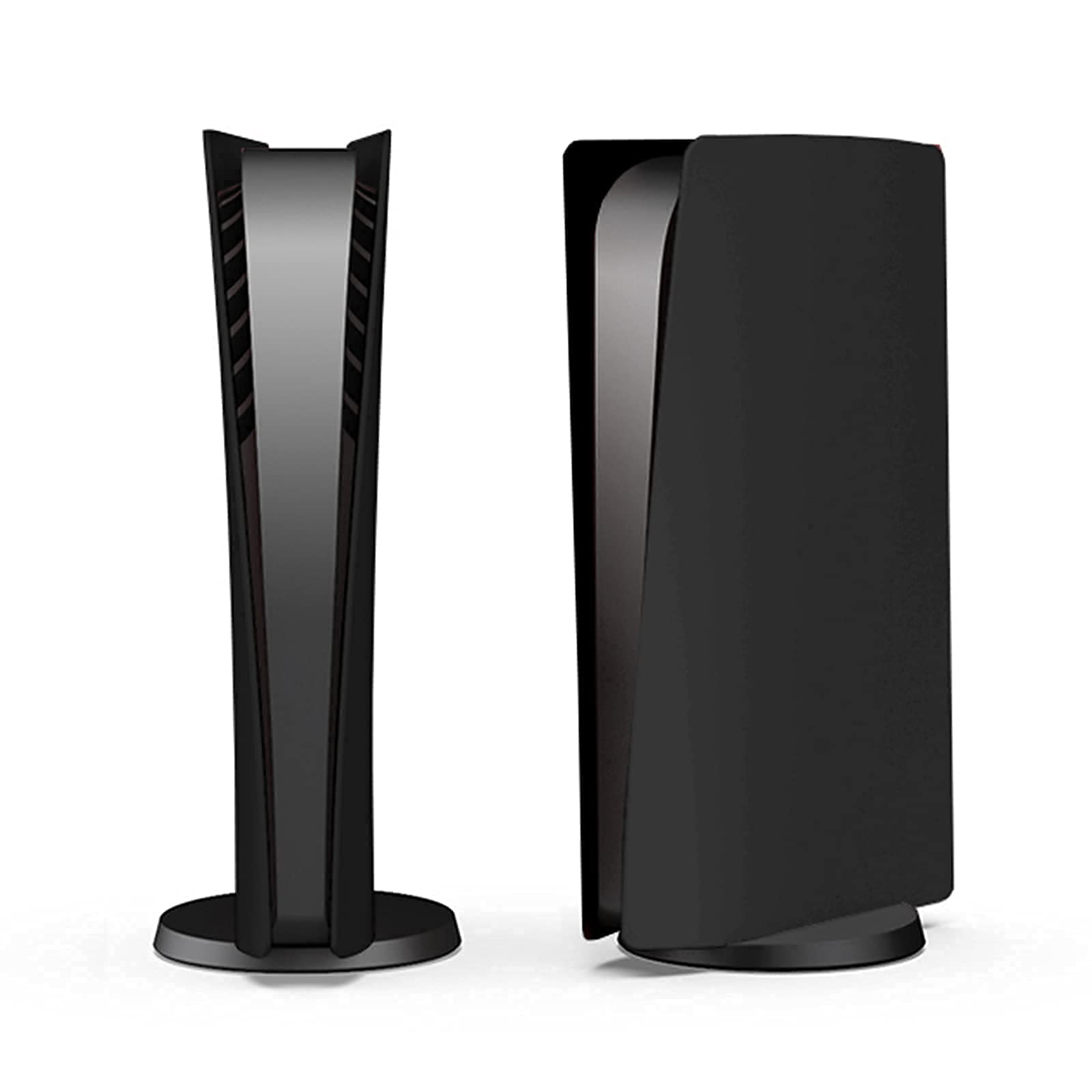 Photo 1 of Face Plates for PS5 Console, arVin Replacement Shell Skin Cover Case for PS5, ABS Anti-Scratch Dustproof Protective Skins Faceplates, Accessories for Playstation 5 Game Console Digital Edition (Black)