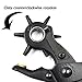 Oalas Leather Belt Hole Punch Plier 6 Size Head revolves for DIY Hand Made