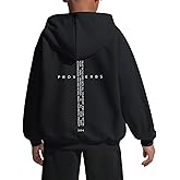 Lubpow Christian Hoodies for Kids Boys Religious Jesus Hoodie Faith Cross Sweatshirts Vintage Bible Verse Graphic Pullovers