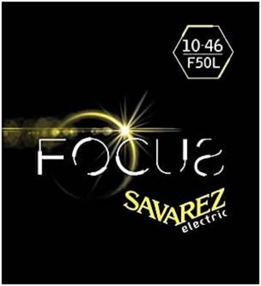 Savarez Electric Guitar Strings Focus Stainless Steel Set Light .010-.046 F50L