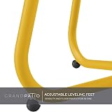 Grand Patio Yellow Outdoor Round Side Table - Lightweight & Adjustable view 7