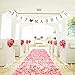 JUST Married Wedding Banner Set, Wedding Decorations for Reception, Bridal Shower and Engagement Photo Prop,Car Decorations