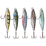 Bassdash Gungnir Shadow Jig Lures with VMC Hooks 20/30/40/60 Grams, for Saltwater Freshwater Fishing