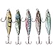 Bassdash Gungnir Shadow Jig Lures with VMC Hooks 20/30/40/60 Grams, for Saltwater Freshwater Fishing, Pack of 5
