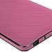 Skinomi TechSkin - Huawei Ascend XT Screen Protector + Pink Carbon Fiber Full Body Skin / Front & Back Wrap Clear Film / Ultra HD and Anti-Bubble Shield