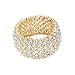 Lavencious Tennis Rhinestone Stretch Bridal Bracelets Evening Party Jewelry For Women Stretch Bracelets
