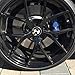 Enseng Set of 4 - BMW Wheel Center Caps Emblem, 68mm BMW Rim Center Hub Caps for All Models with BMW Wheels Logo (Black & White)