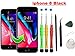Compatible with iPhone 8 Screen Replacement 4.7 inch (Black), YRYK LCD Digitizer Touch Screen Assembly Set with 3D Touch, Repair Tools and Professional Replacement Manual Includ (8 Black)