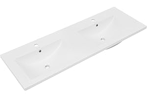 SWISS MADISON 48" Ceramic Vanity Top with Double Basins