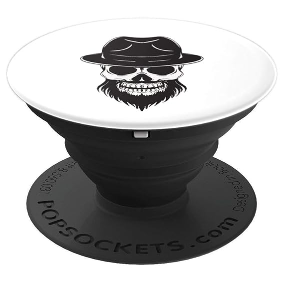  Cool Bearded Skull Pop Socket Men Woman Kids