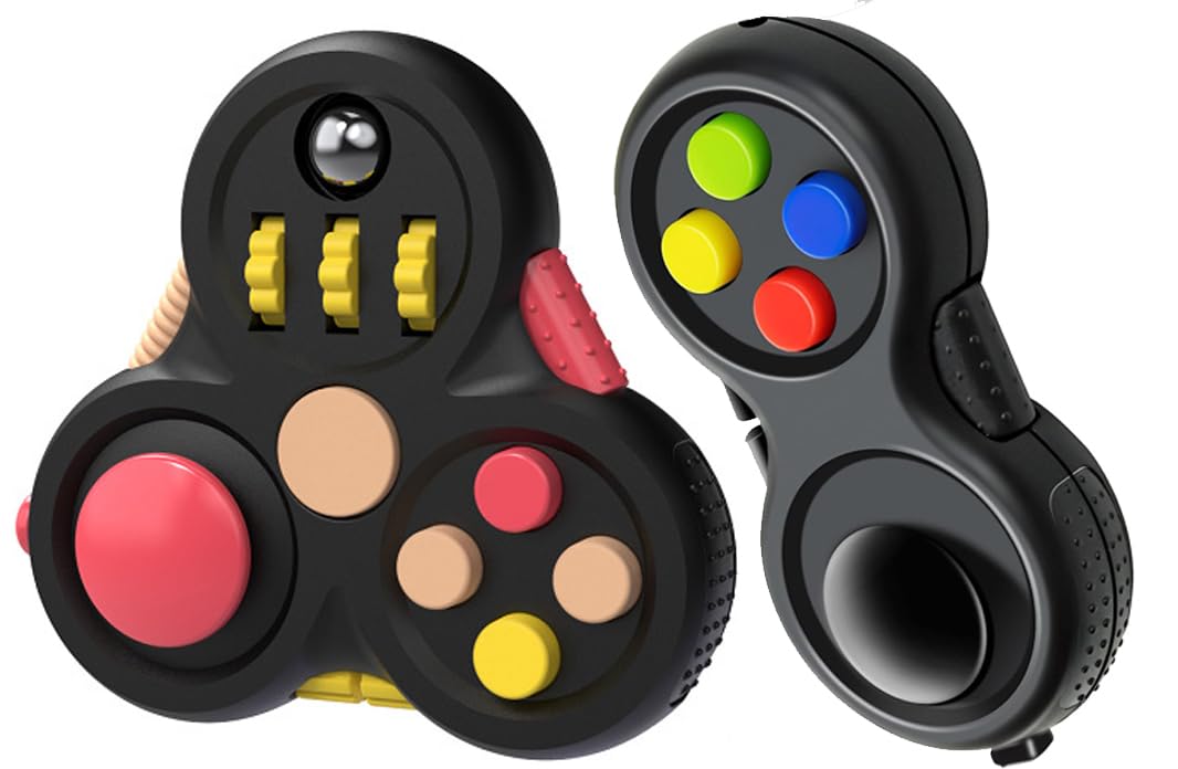 Yeesabella 2 PCS Fidget Pad Toys, Fidget Pad for Release Stress Anxiety Relief, Perfect Game for ADHD, ADD