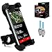 Universal Bike Phone Holder #1 Bike Phone Mount | Bike iPhone Mount/iPhone 6 Holder for Bike | Bike Cell Phone Holder 2X Wheel Led Bike Light - Sports Bike Gifts