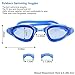 Pulabecs Swim Goggles With Anti-Fog UV Clear Lenses For Man And Women PGA0326 (blue)