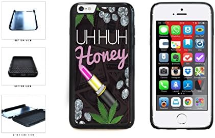 Lipstick And Diamonds Dual Layer Phone Case Back Cover Apple iPhone 6 (4.7 Inches)